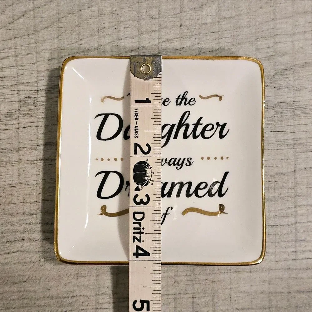 RELISSA Daughter Jewelry Dish Gift from Mom and Dad